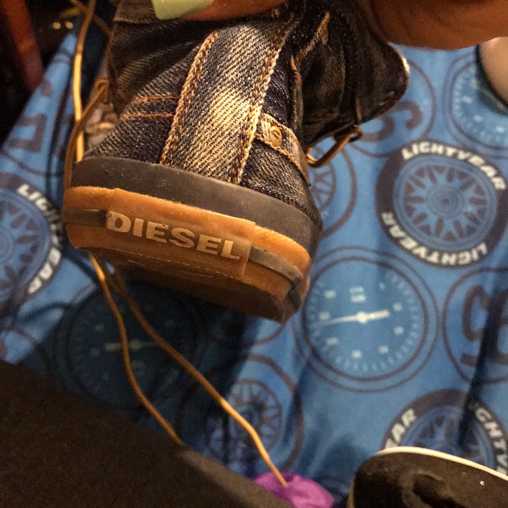 Diesel Jean Material Sneaker - Picture 3 of 5